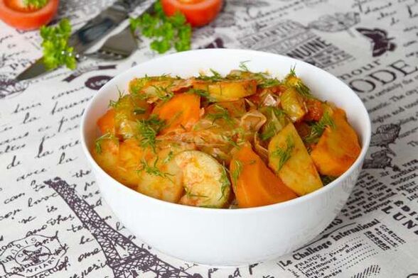 Stew with vegetables
