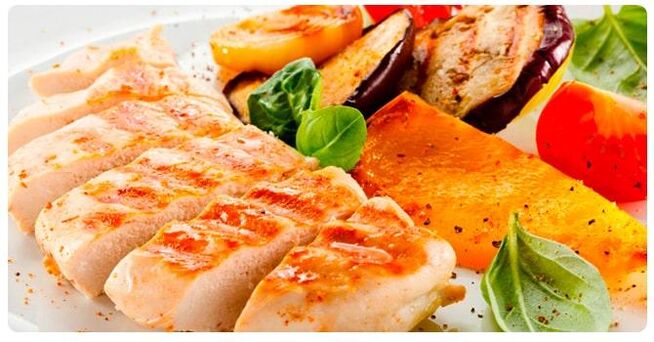 Grilled chicken fillet - a delicious dish for chicken day on the 6-petal diet. 
